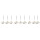 9Pcs Metal Memo Holders Receipt Forks Restaurant Accessories 3