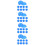 80Pcs Blue Plastic Balls Vibrant Raffle Drawing Balls 6