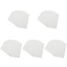50Pcs White Sublimation Aluminum Metal Photo Signs for DIY Crafts
