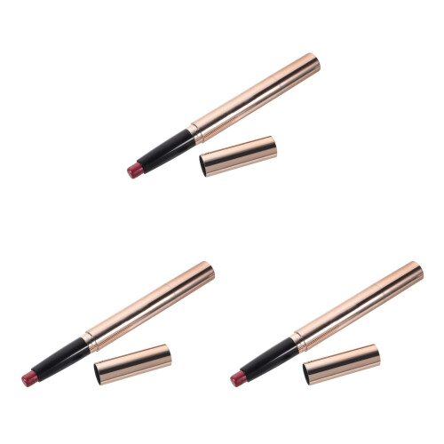 3Pcs Makeup Eyeshadow Brightener Pencil Golden Glitter with