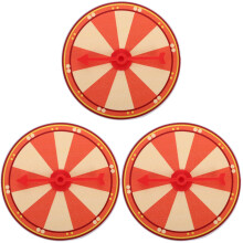 3Pcs Creative Plastic Prize Wheel for Fun Party Games