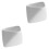 2Pcs White Ceramic Sauce Dishes Small Dipping Bowls for Home 4