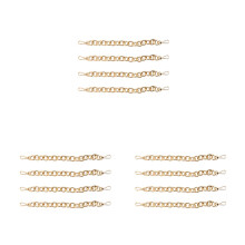 12Pcs Purse Chains DIY Handbag Straps with Easy Buckles