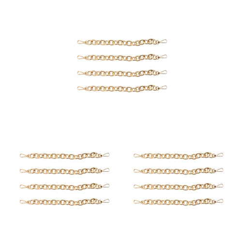12Pcs Purse Chains DIY Handbag Straps with Easy Buckles