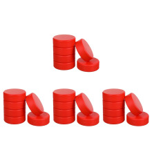 24Pcs Red Foam Hockey Pucks Easy-Clean PU Training Balls