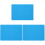 3Pcs Multipurpose Silicone Mat Blue for Craft DIY Resin and Table Use 1