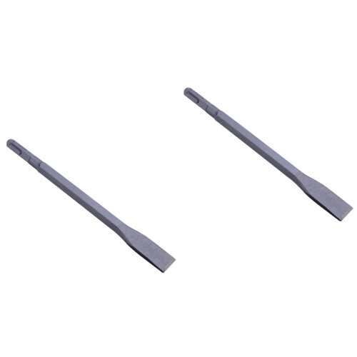 2Pcs Alloy Plus Electric Hammer Flat Silver 2