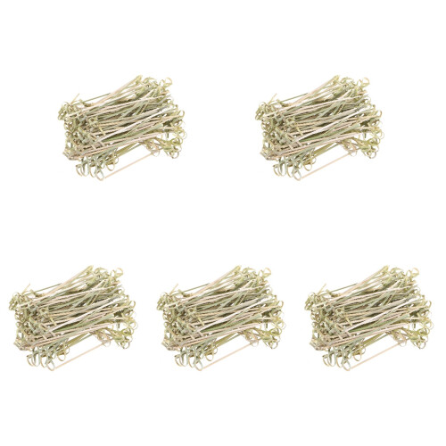 500Pcs Bamboo Picks Knot Loop Material for Cocktail & Snacks