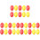 30Pcs Assorted Color Elastic PU Sponge Rising Stress Relief Balls 1
