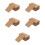 500Pcs Convenient Small Blank Cards Daily Use Note Supply Light Brown 6