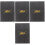 4Pcs Graduation Guest Signature Book Decor Keepsake 3