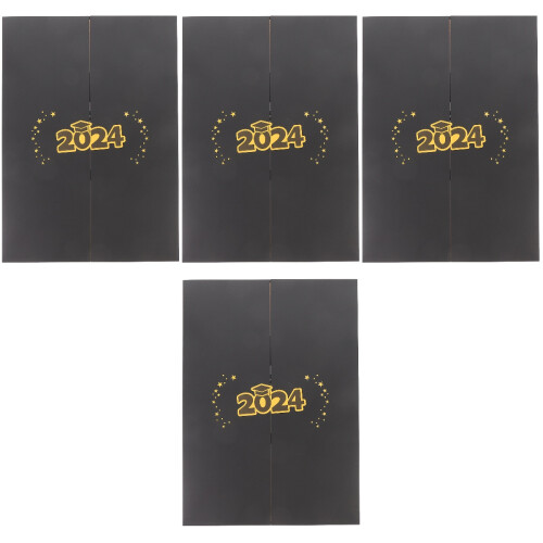 4Pcs Graduation Guest Signature Book Decor Keepsake 2