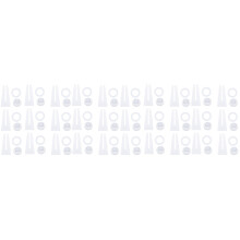 30Pcs White Plastic Photo Frame Stands Stable Desktop Picture Holders