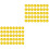 100Pcs Yellow PVC Balls Openable for Party Game Props Decor 4