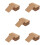 500Pcs Convenient Small Blank Cards Daily Use Note Supply Light Brown 7