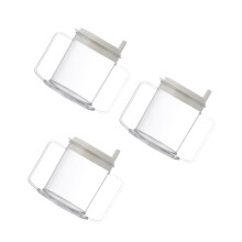 3pcs Plastic Double Handle Cup Premium Beverage Cup Durable Thicken