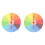 2Pcs Prize Wheel for Party Classroom Game Wall Hanging Fun 1