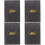 4Pcs Graduation Guest Signature Book Decor Keepsake 5