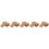 500Pcs Convenient Small Blank Cards Daily Use Note Supply Light Brown 8