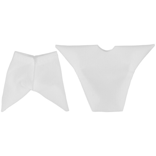 4Pièces Élastiques Blanches Ob11 Pour Poupées Bjd Anti-Taches 2