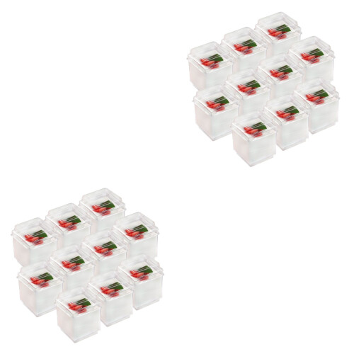 40Pcs Clear Plastic Dessert Cups Mousse Jelly Yogurt Storage 2