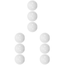 9Pcs Resin White Roulette Wheel Beads Game Parts for Festival Fun