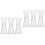 6Pcs Double Sided Bartender Jigger Measuring Cup 5