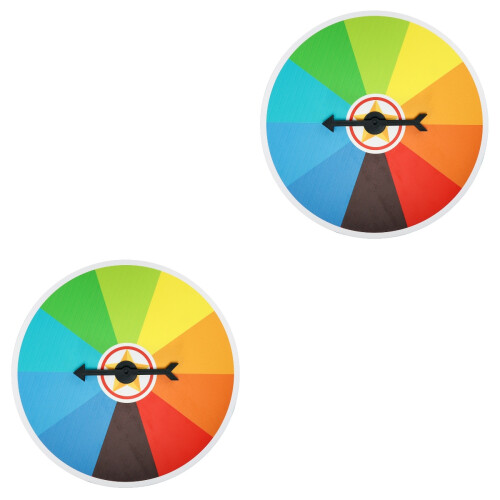 2Pcs Wheels Flexible Turntables for Party Fun 2