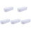 5Pcs Home Use Makeup Brush Cleaning Boxes White Lightweight Tpr PP 1