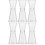 6Pcs Double Sided Bartender Jigger Measuring Cup 6