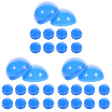 60Pcs Plastic Seamless Balls Blue Party Game and Raffle Balls