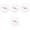 4Pcs Practical White Plastic Prize Wheel for and Parties 4