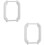 2pcs Creative Watch Protective Case Compatible For Bip / / S 6