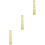 3Pcs Durable Yellow Cello Fingerboard Label Stickers for 3/4 Cellos 5