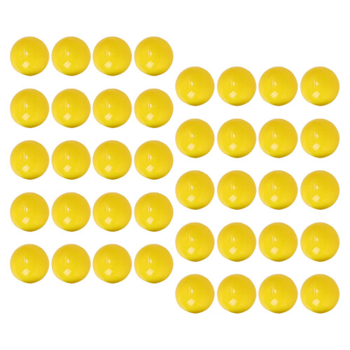 150Pcs PVC Seamless Balls Yellow Plastic Party Activity Props 1