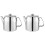 2Pcs Stainless Steel Stove Top Tea Kettle Silver Easy Pour Handle 1