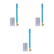 3Sets Lightweight Knitting Hook Needles Blue Embroidery Stitching Kit