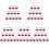 60Pcs Miniature Resin Wine Cups Dark Red Tiny House Accessories 1