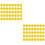100Pcs Yellow PVC Balls Openable for Party Game Props Decor 5