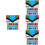 Plastic Kalimba Learning Stickers for Thumb Piano Visual Aid 7