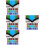 Plastic Kalimba Learning Stickers for Thumb Piano Visual Aid 8