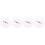4Pcs Practical White Plastic Prize Wheel for and Parties 5