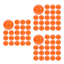 150Pcs Openable Orange PVC Balls for Home Party and Event Fun