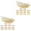 30Pcs Realistic White PVC Dumpling Models Fake Decorative Food Props 4