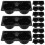200Pcs Portable Black Plastic Cup Tray for Takeout Drinks and Milk Tea 2