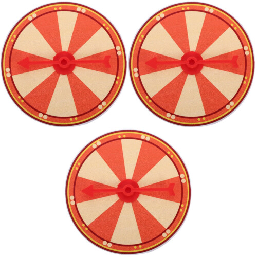 3Pcs Creative Plastic Prize Wheel for Fun Party Games 1