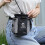 (Black) Dog Training Waist Bag Adjustable Durable 6
