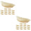 30Pcs Realistic White PVC Dumpling Models Fake Decorative Food Props 7
