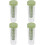 4Pcs Multipurpose Plastic Water Jug Green Drink Pitchers with Lid 6
