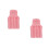 2Pcs Foldable Pink Bathtub Cushion and Backrest for Comfortable Bath 7